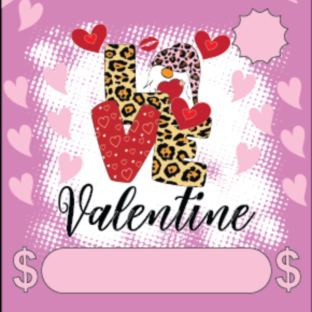 Valentine's Day money holder bundle